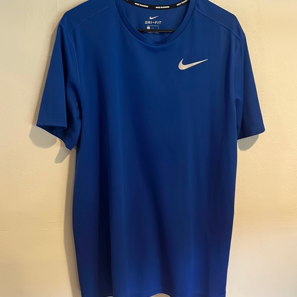 Nike Blue Dri Fit Shirt - Picture 1 of 3